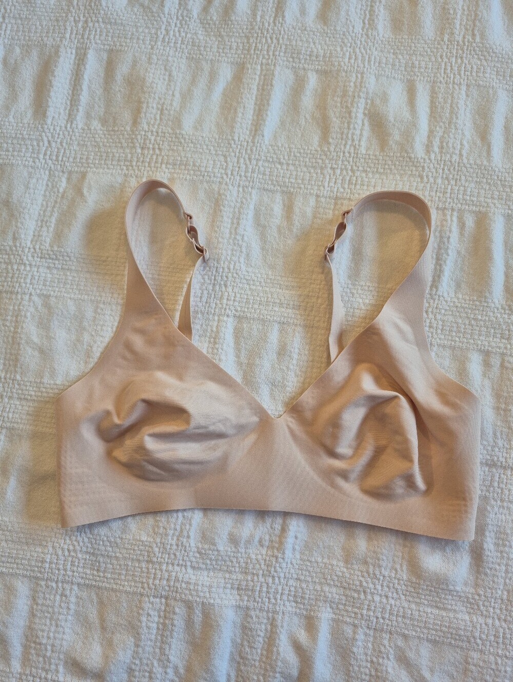 Bombas women's small bra EUC, tan